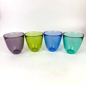 Orrefors Pastillo Multicolor Stemless Glasses Set Of 4